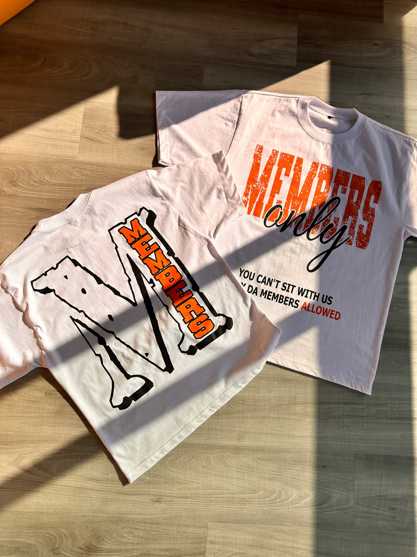 MEMBER's over sized T-shirt