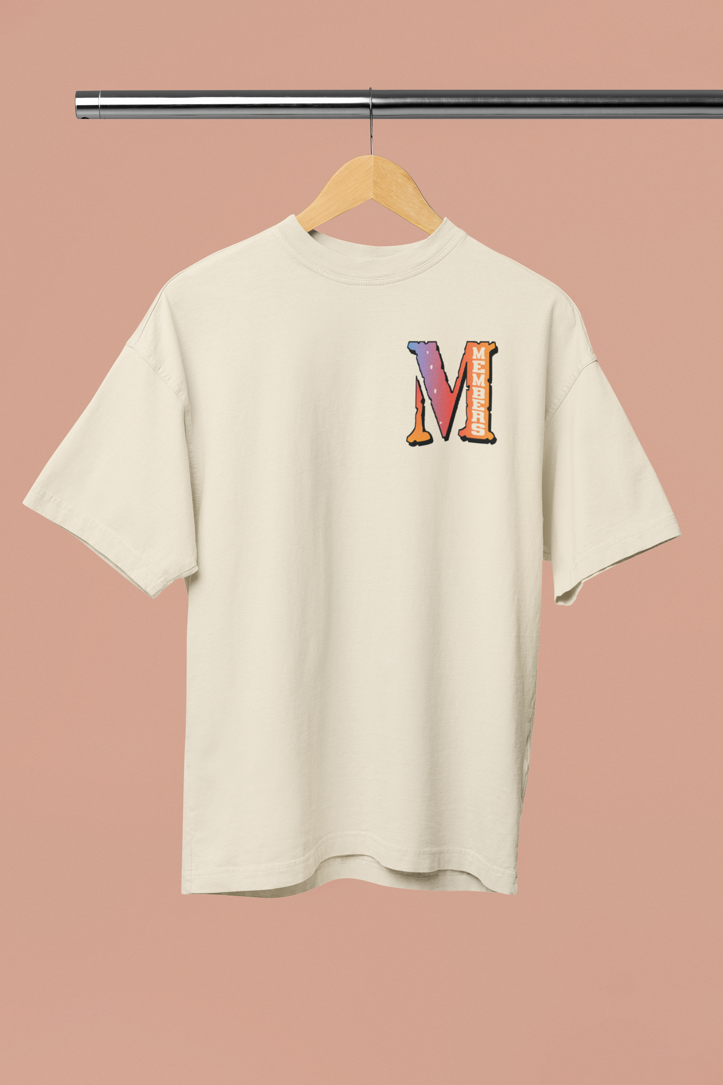 ONLY DA MEMBERS Oversized T-shirt | Two-sided