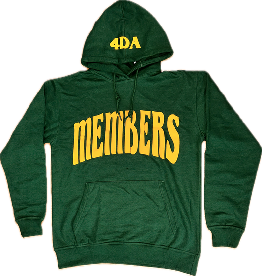 Olive Green MEMBERS Hoodie