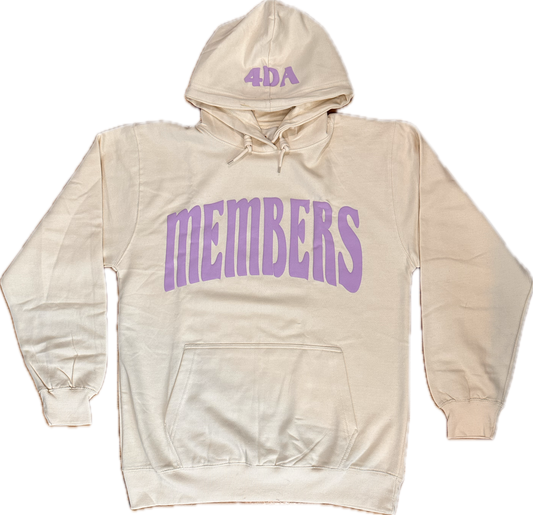 MEMBERS Cream Hoodie