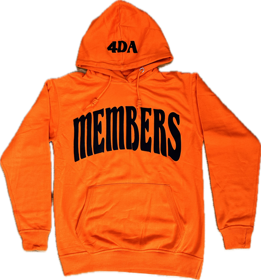 Orange MEMBERS Hoodie