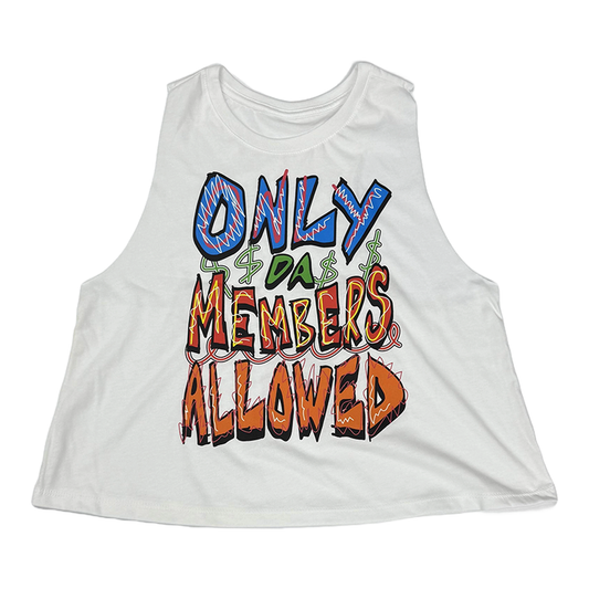 ONLY DA MEMBERS Women's Light Crop Top